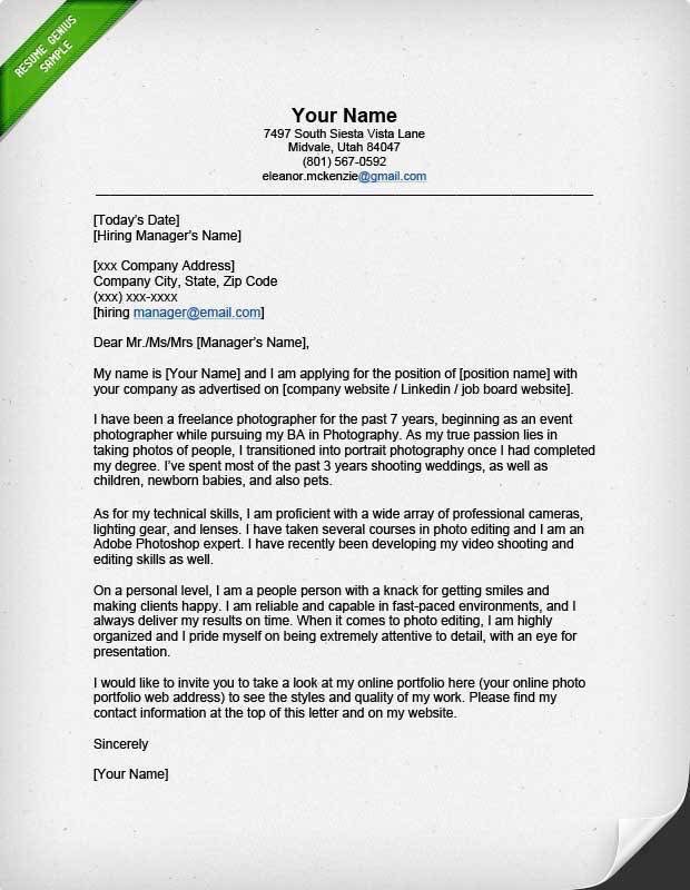 cover letter cv contoh