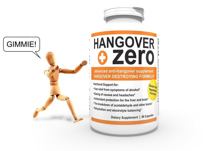 Why Suffer? We finally know how to combat the effects of having a few...! Hangover ZERO is - finally - an answer to the torments that hassle you after a few cocktails!