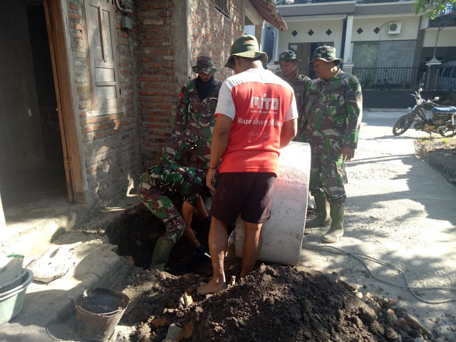 Juwariah Senang Dibuatkan Jamban oleh TNI Kodim Klaten Yang Sedang TMMD