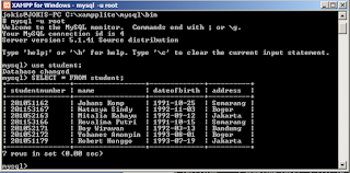 How to Display Data Table in MySql