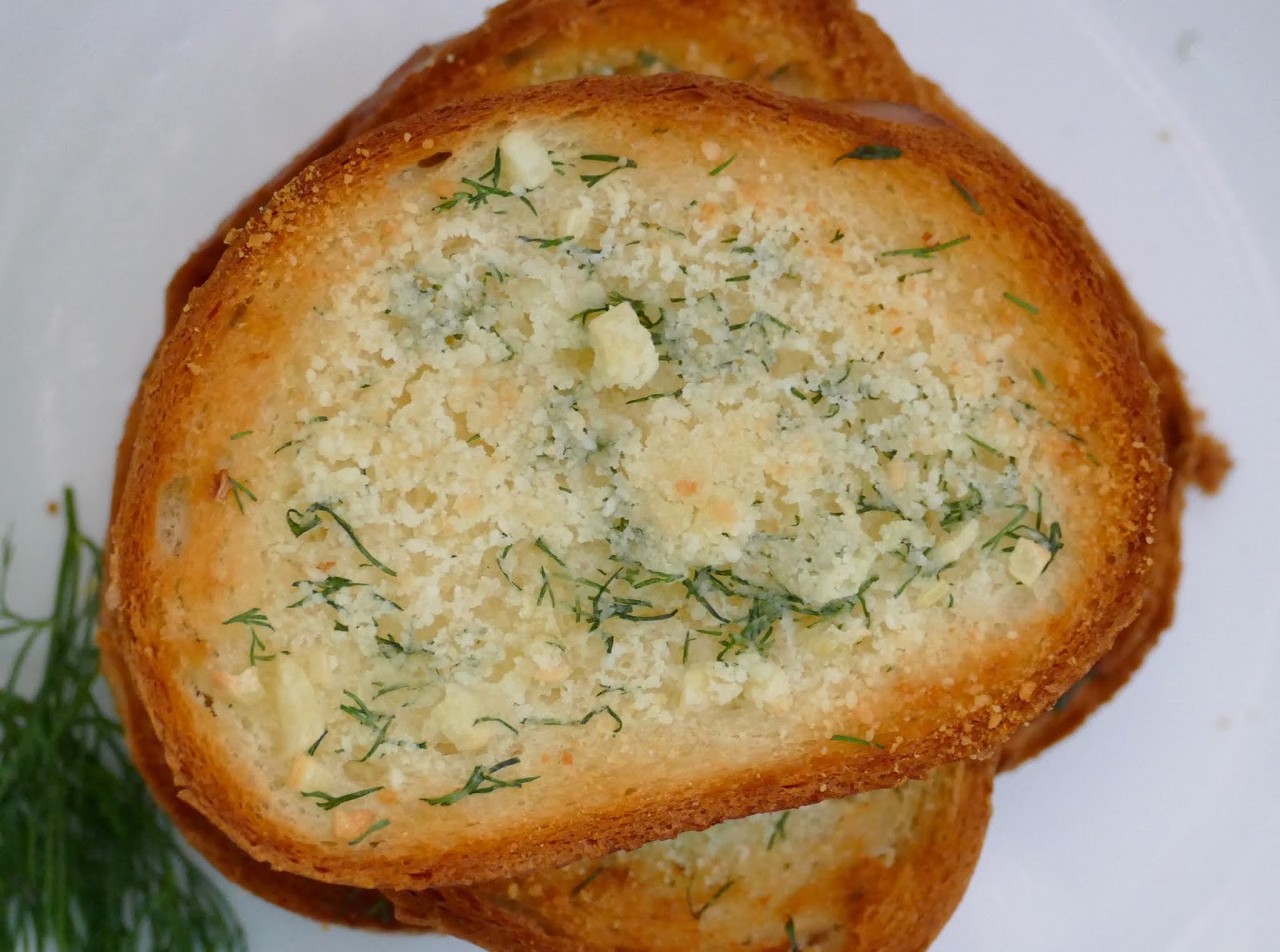 Parmesan Dill Garlic Bread Recipe