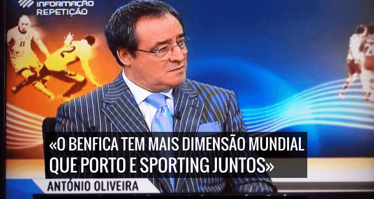 António Oliveira: O Benfica tem uma dimensão mundial muito grande
