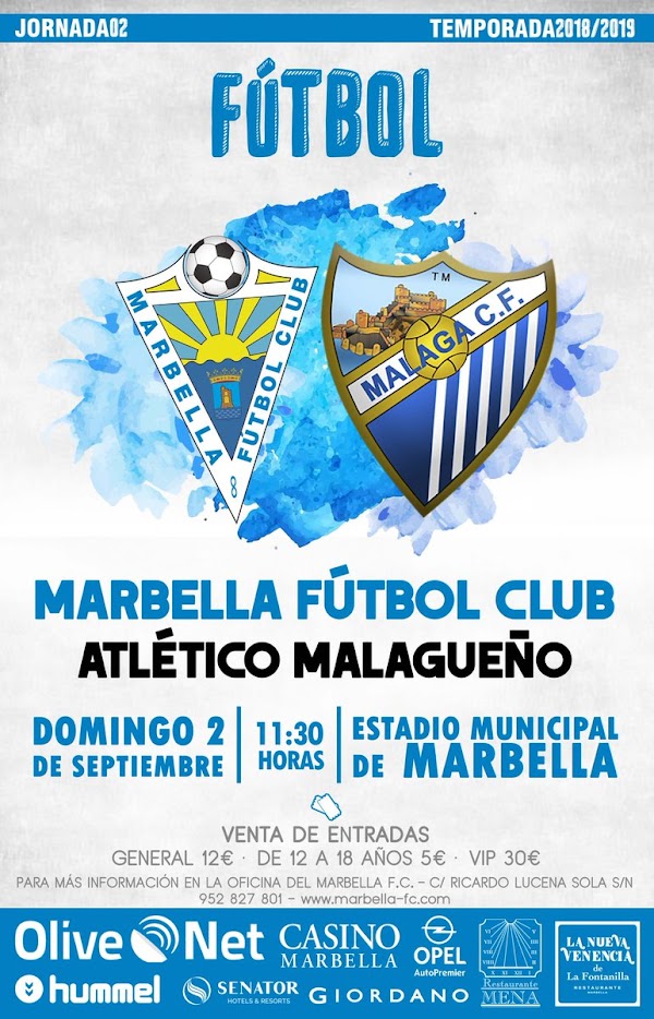 Marbella FC - Atlético Malagueño, ya disponibles las entradas