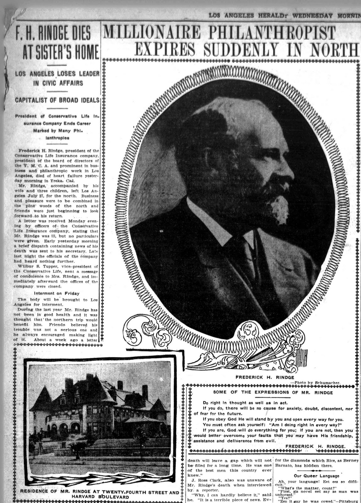 Southern California Architectural History: Frederick L. Roehrig, The ...