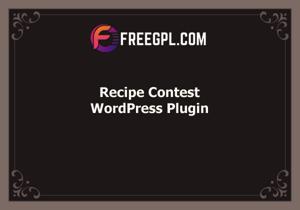 Recipe Contest WordPress Plugin Free Download