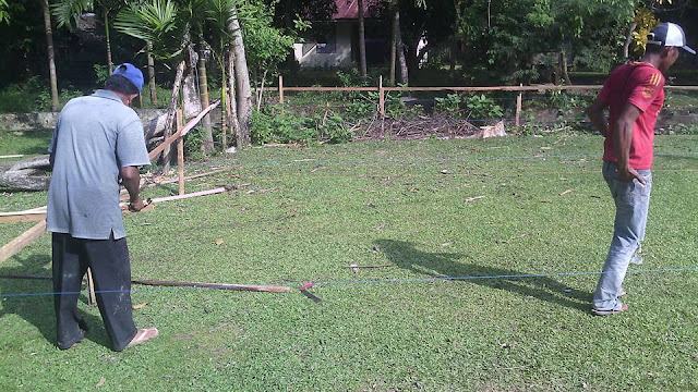 Proses Pembangunan Kantor Desa 1 Gampong Meunasah Blang Krueng Semideun Kec. Peukan Baro Kab. Pidie - Aceh