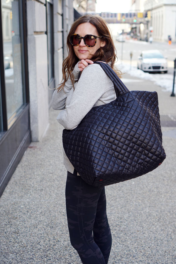What's in my bag: MZ Wallace Deluxe Large Metro Tote