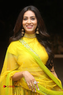 Actress Pallavi Subhash Stills in Yellow Dress at Naruda Donaruda Audio Launch  0136