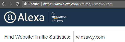 Alexa Rank