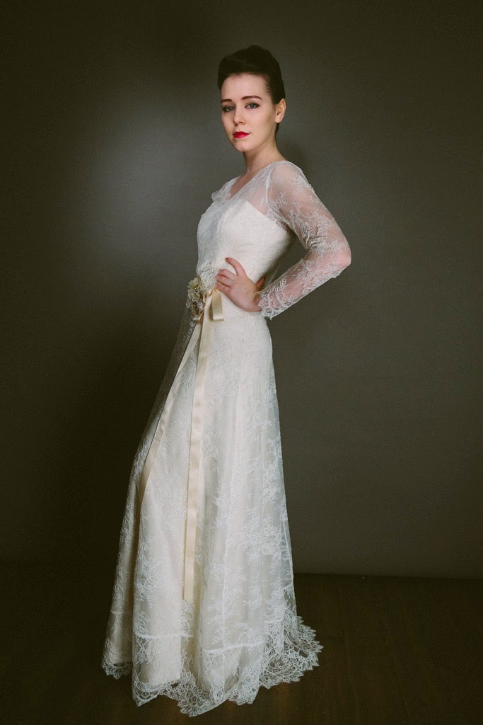 Introducing new DOROTHY, 1940s wedding dress in fine