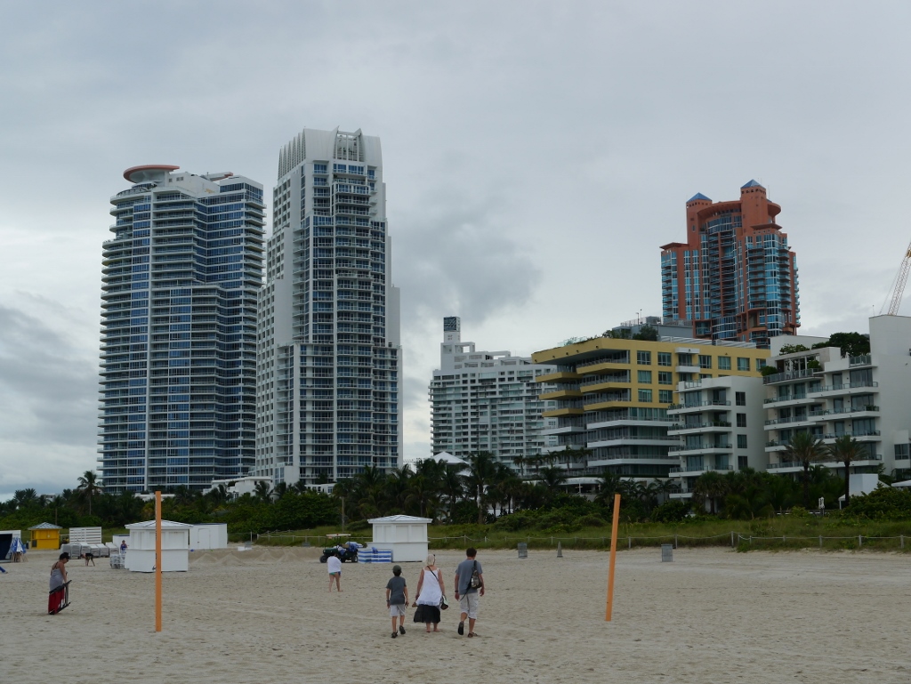 Miami Beach Floride Ocean Boulevard Plage Buildings