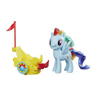 My Little Pony Royal Spin-Along Chariot Rainbow Dash Brushable Pony