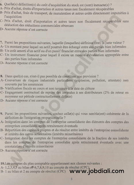 Exemple Concours de Recrutement des Cadres de Gestion 2021 - Office National de l'Electricité et de l'Eau Potable ONEE Exemple Concours de Recrutement des Cadres de Gestion 2021 - Office National de l'Electricité et de l'Eau Potable ONEE
