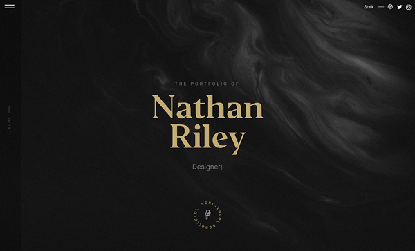 Nathan Riley Portfolio 2017 Trend and Inspiration Web Design 2018 - Nathan Riley Portfolio 2017