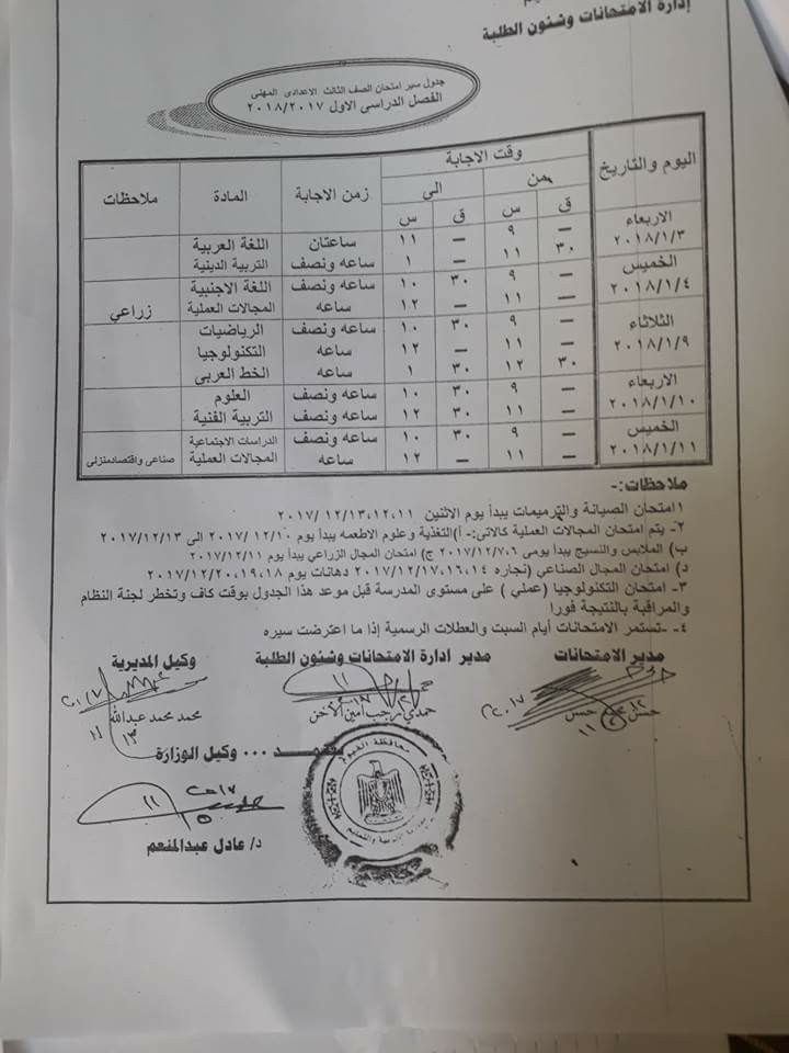   جداول امتحانات محافظة الفيوم الترم الأول 2018 3%25D8%25B9%2B%25D9%2585