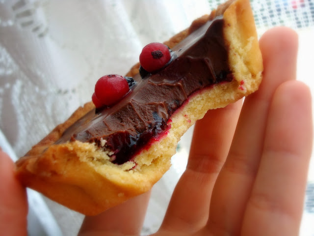 {Mini Chocolate Tarts} - Mini Tarte Cu Ciocolata