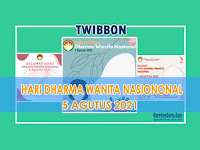 Twibbon Hari Dharma Wanita Nasional 5 Agustus 2021 ke 47