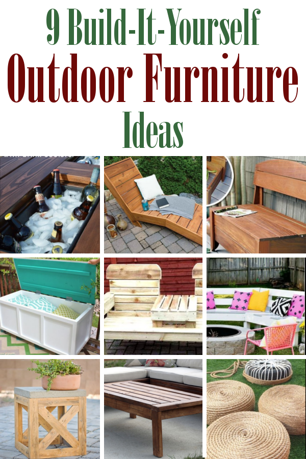 DIY Home Sweet Home 9 BuildItYourself Outdoor Furniture Ideas