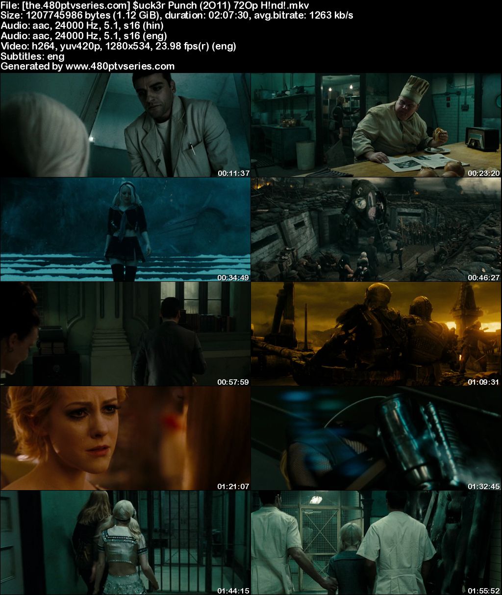 Watch Online Free Sucker Punch (2011) Full Hindi Dual Audio Movie Download 480p 720p Bluray