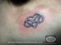 3 Hearts Intertwined Tattoo