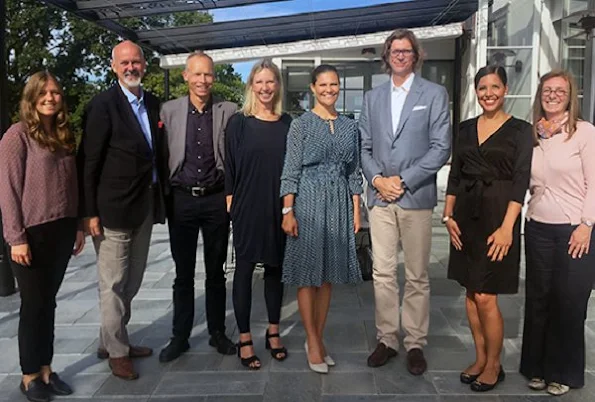 Crown Princess Victoria attended a seminar on "negative changes around the Baltic Sea" held by Zennström Global Initiative at Rosenön congress hall