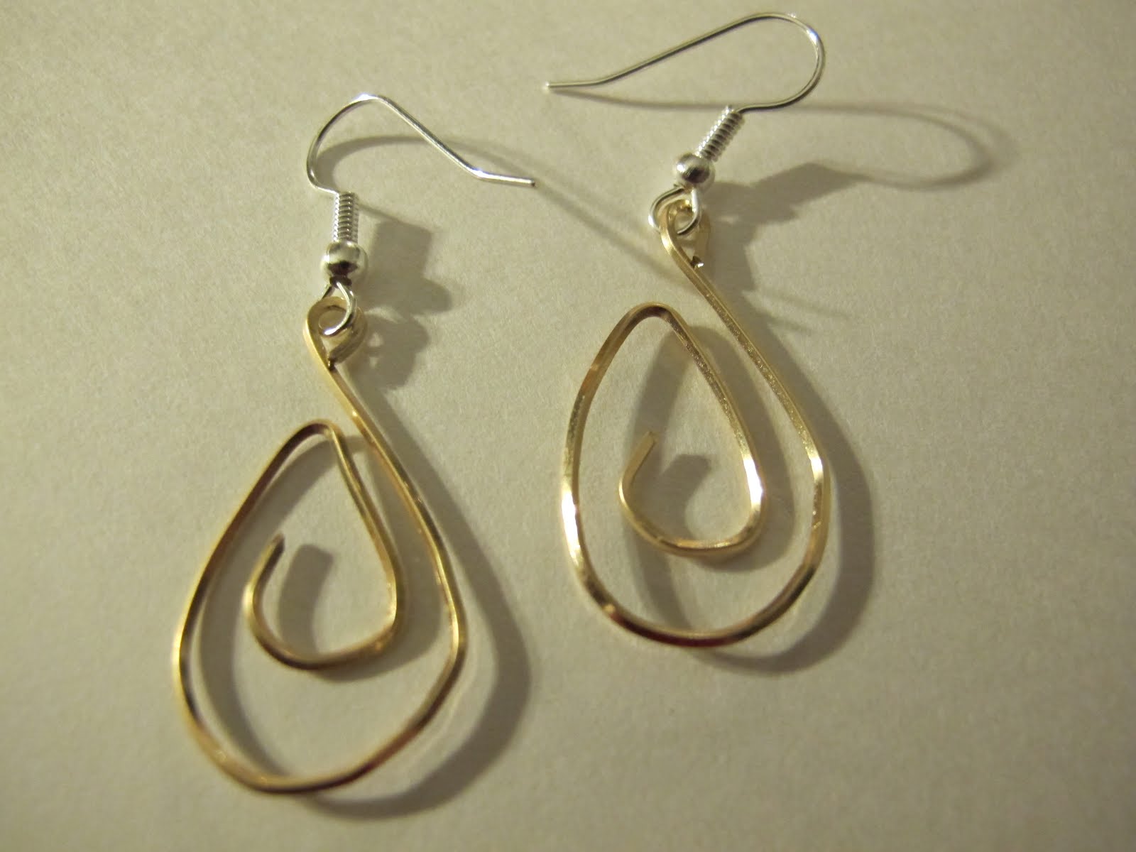 Naomi S Designs Handmade Wire Jewelry Gold Wire Wrapped Earring Designs