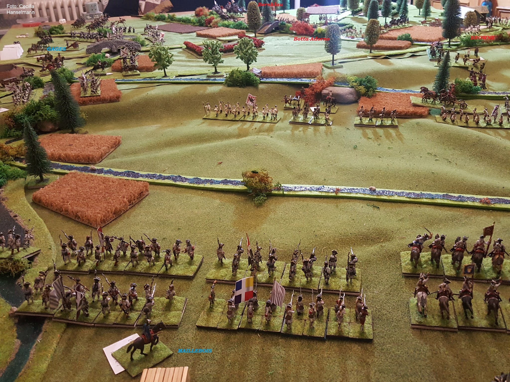 Wackershofen Anno Domini Schlacht bei Piacenza 1746 The battle of