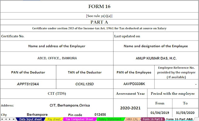 INCOME TAX DEDUCTIONS U/s 80D FOR F.Y 2019-20 & A.Y 2020-21, WITH AUTOMATED INCOME TAX ALL IN ONE TDS ON SALARY FOR WEST BENGAL GOVT EMPLOYEES FOR F.Y. 2019-20 AS PER ROPA 2019 5 INCOME TAX DEDUCTIONS U/s 80D FOR F.Y 2019-20 & A.Y 2020-21, WITH AUTOMATED INCOME TAX ALL IN ONE TDS ON SALARY FOR WEST BENGAL GOVT EMPLOYEES FOR F.Y. 2019-20 AS PER ROPA 2019 5