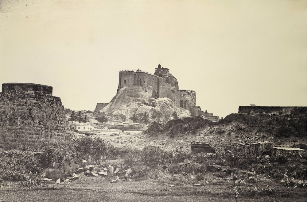 Tiruchirapalli Rock Fort2C Tamil Nadu India c1858