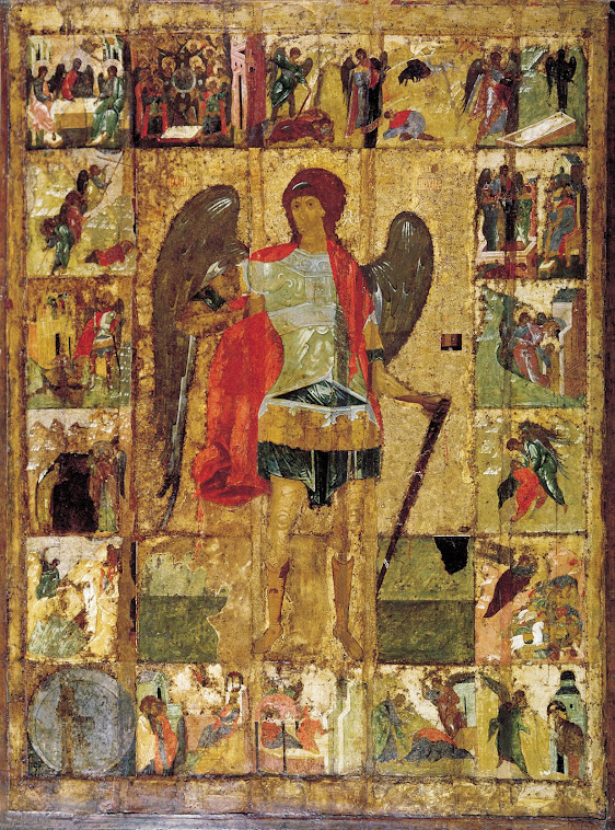 Collage:  Archangel Michael.