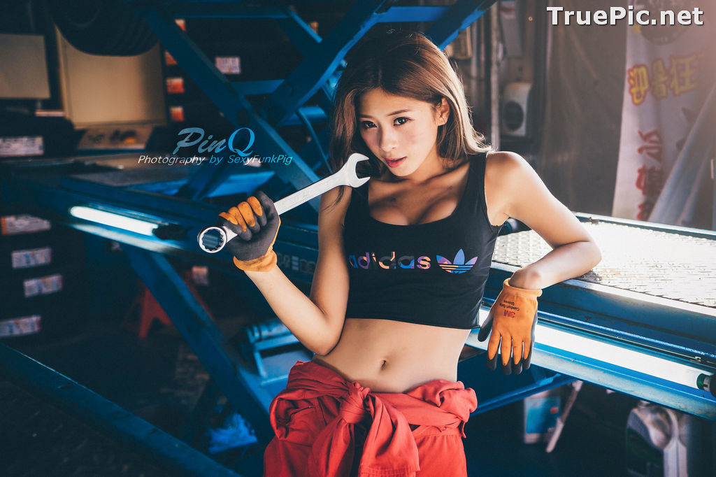 Image Taiwanese Model - PinQ憑果茱 - Hot Sexy Girl Car Mechanic - TruePic.net - Picture-24