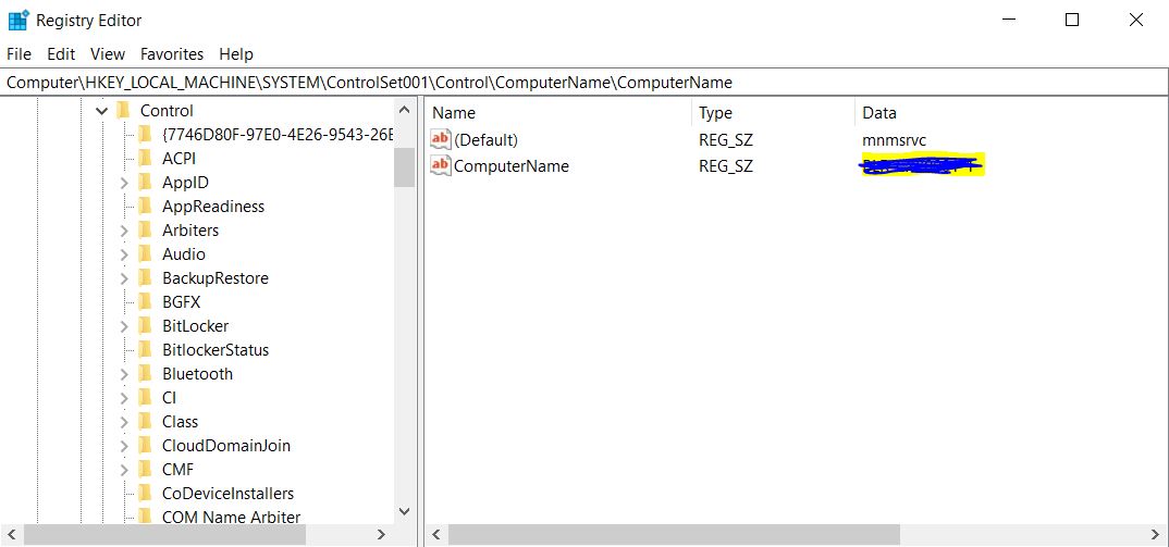 The Magic Of Automation in IT. Get computer name from hard disk or