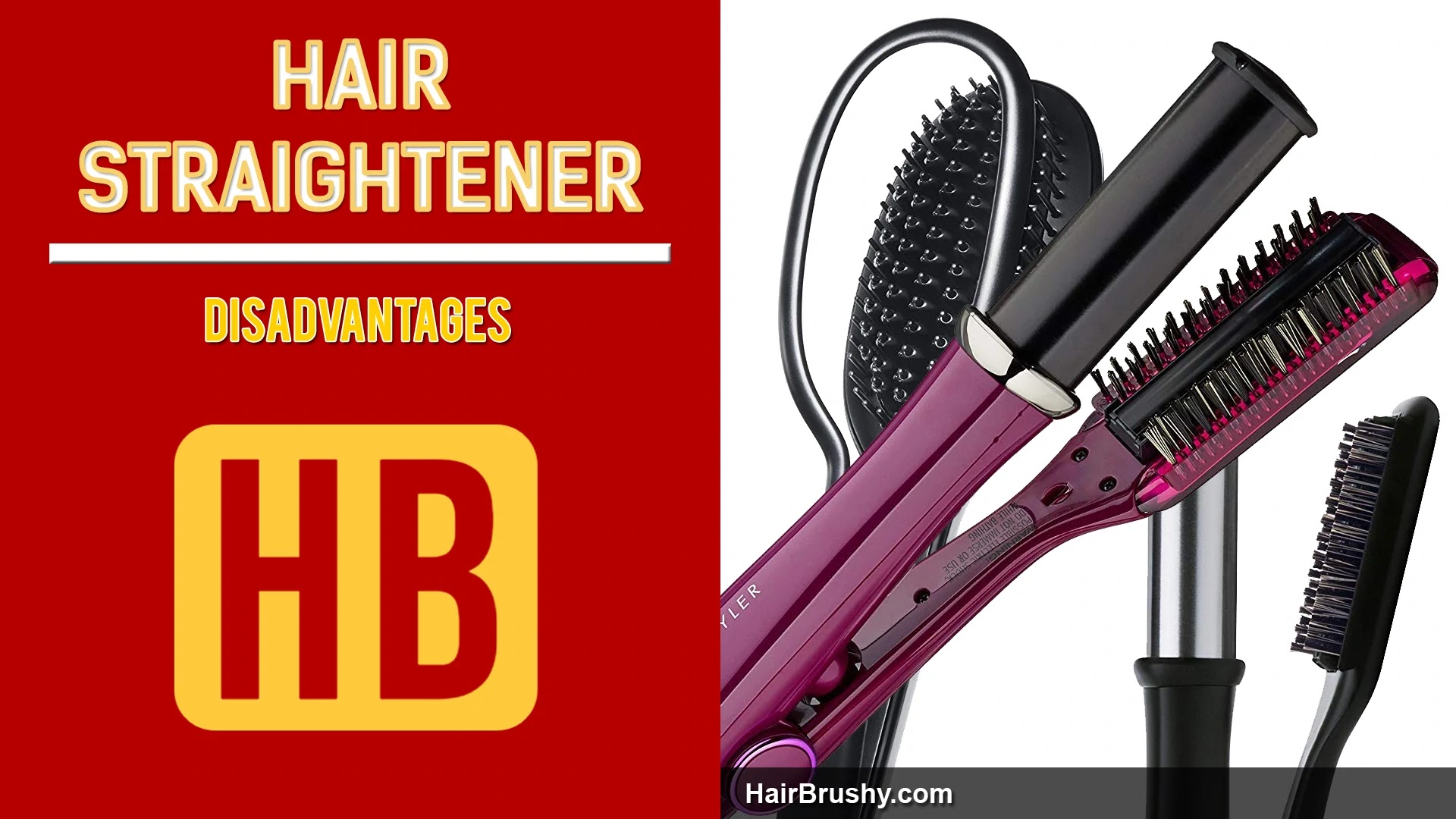 best hair straightener brush 2019