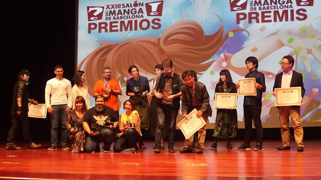 Entrega de premios del Salón del Manga 2017