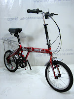 B 16 Inch DoesBike 1605 Rotex 6 Speed Shimano with Carrier