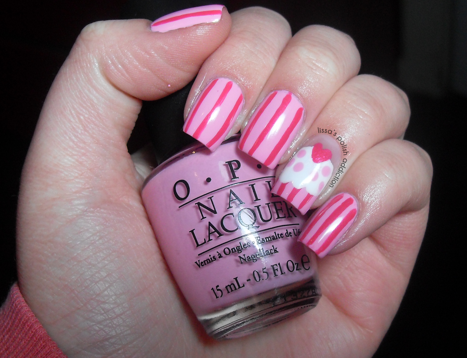 Lissa's Polish Addiction Cupcake Nail Art Take 2!