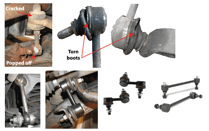 Symptoms of a bad sway bar links