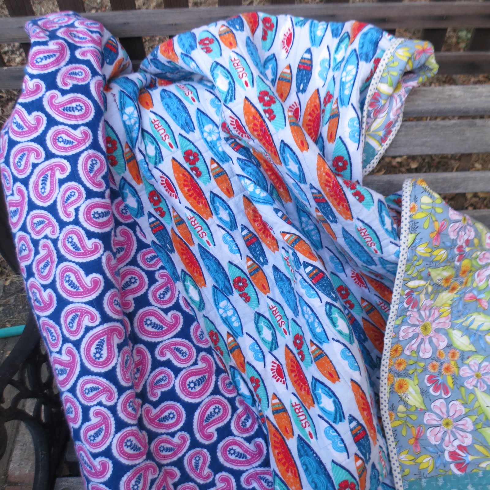 Thrift Shop Commando Novelty Fabric Quilt