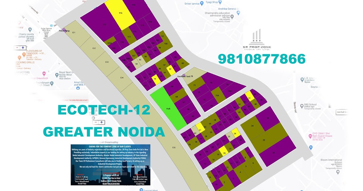 Layout Plan Of Ecotech12 Greater Noida GPS Map Ecotech Industry