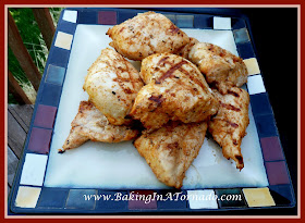 Roasted Style Grilled Chicken, the flavors of roasted chicken in a grilled chicken breast | Recipe developed by www.BakingInATornado.com | #recipe #dinner