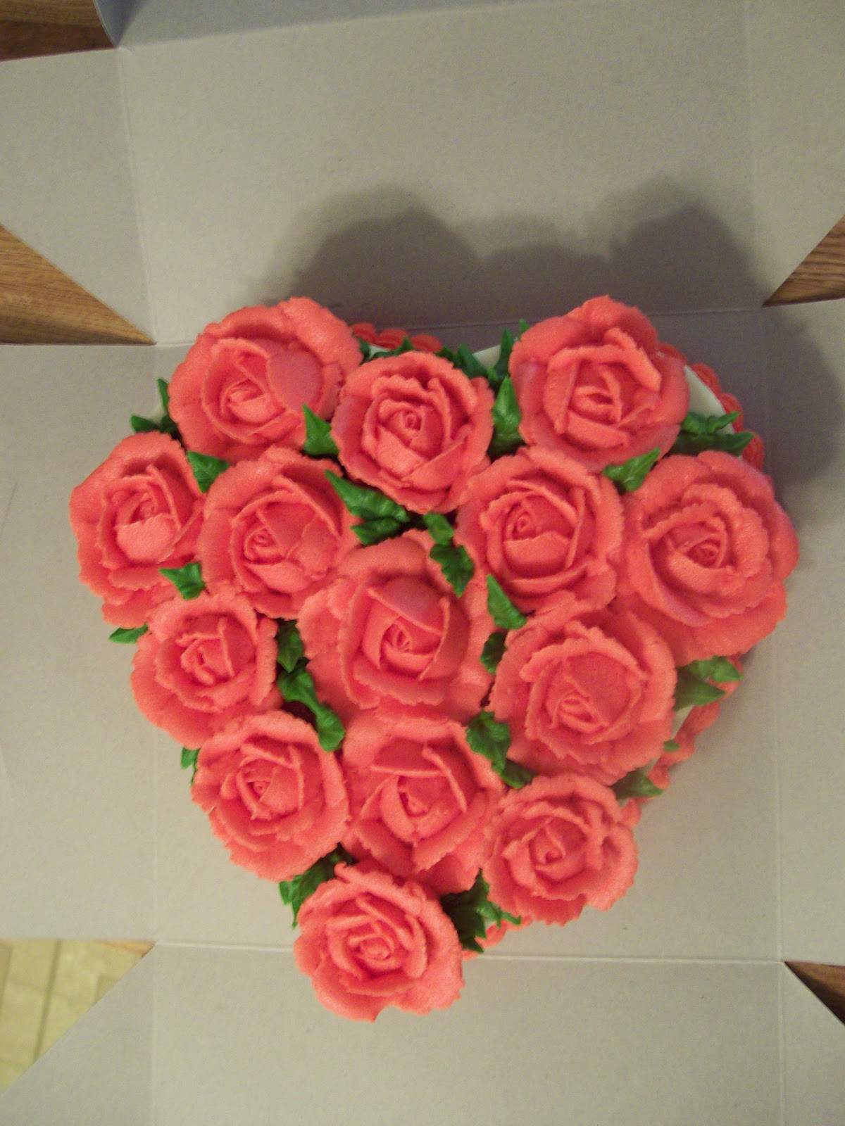 the cake box girls Valentine's Day cake