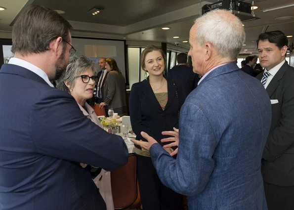 Hereditary Grand Duke Guillaume and Hereditary Grand Duchess Stéphanie of Luxembourg visited the Vulcan Aerospace and Planetary Resources in Seattle