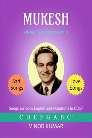 Mukesh Songs Western Notes Book