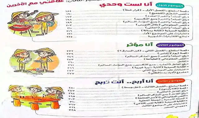 كتاب سلاح التلميذ فى اللغة العربية للصف الرابع الابتدائى الترم الاول 2022 المنهج الجديد