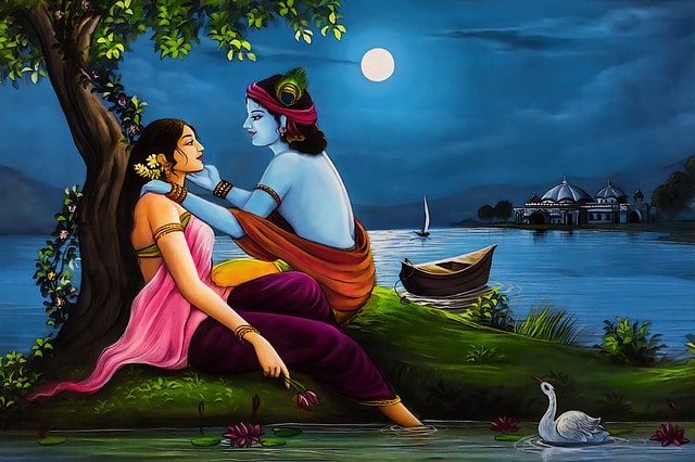 Radha krishna hd wallpaper