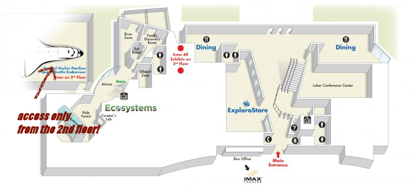 California Science Center Map Ohio Valley Spaceport: Spacecraft At The California Science Center: The  Endeavour- Part 1