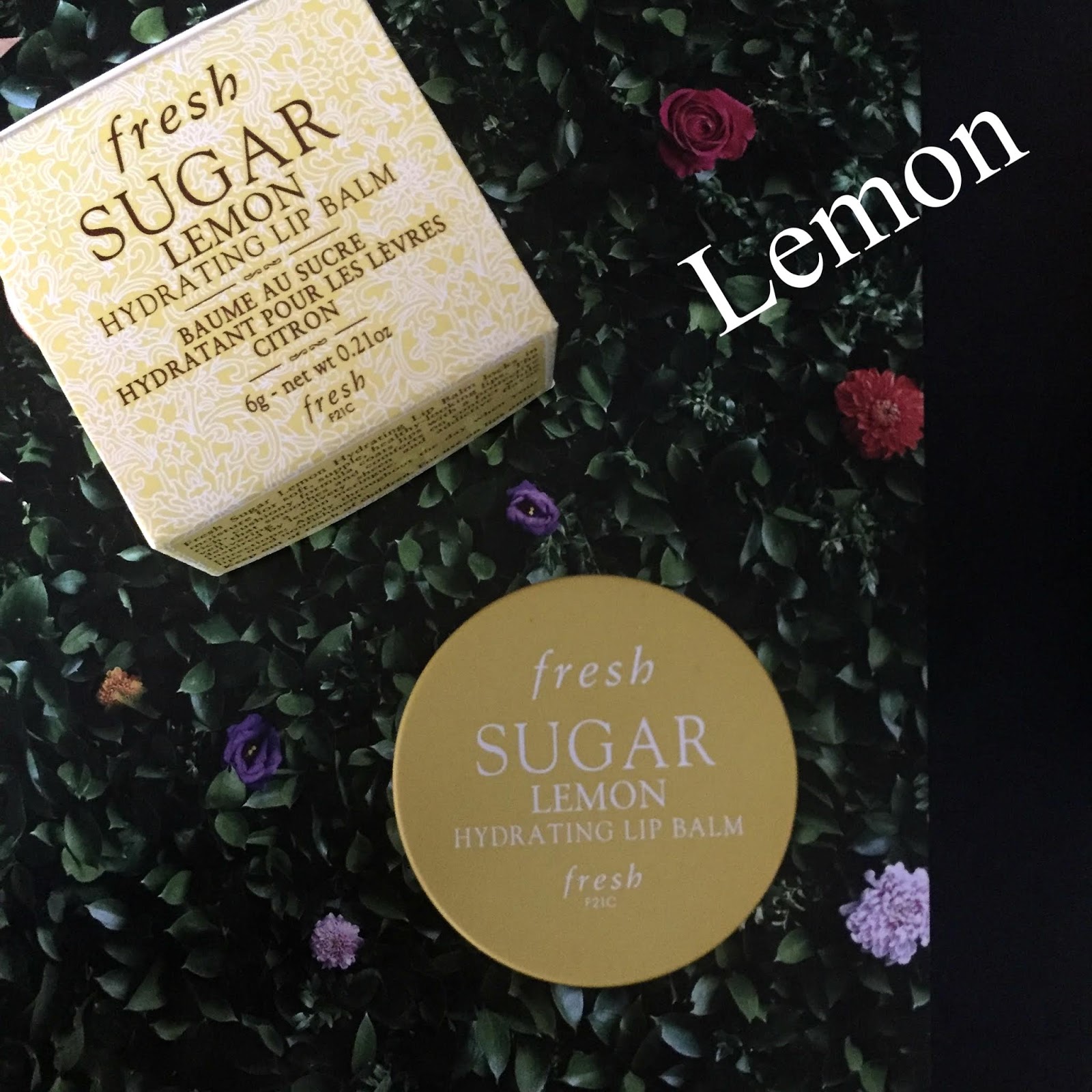 Fresh Sugar Hydrating Lip Balms in Coconut, Lemon, Peach & Chocolate Review and Swatches A