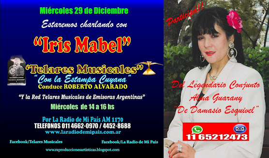 IRIS MABEL En Telares Musicales!!