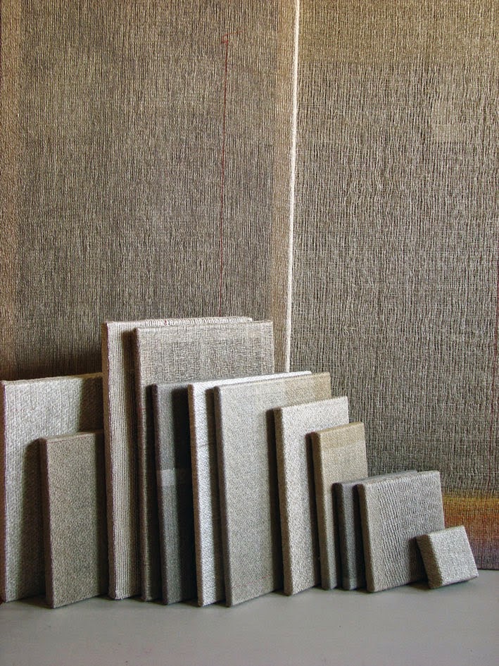 hemp weavers canvasses in linen and hemp....