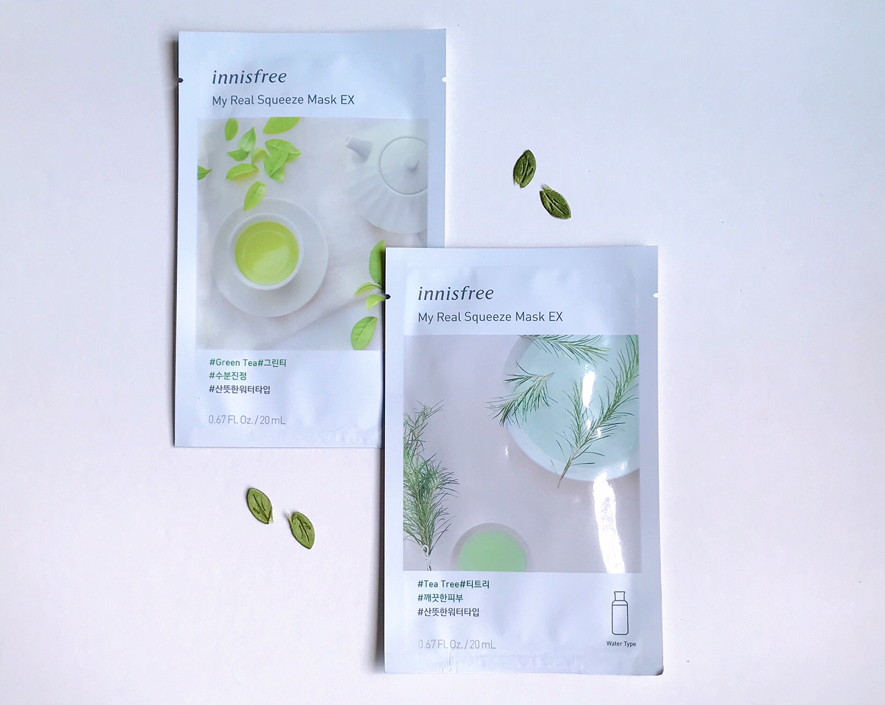 [ Review ] Innisfree My Real Squeeze Mask EX ( Tea Tree + Green Tea